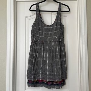 Free People New Romantics Weather Vane Ikat Dress Size 12